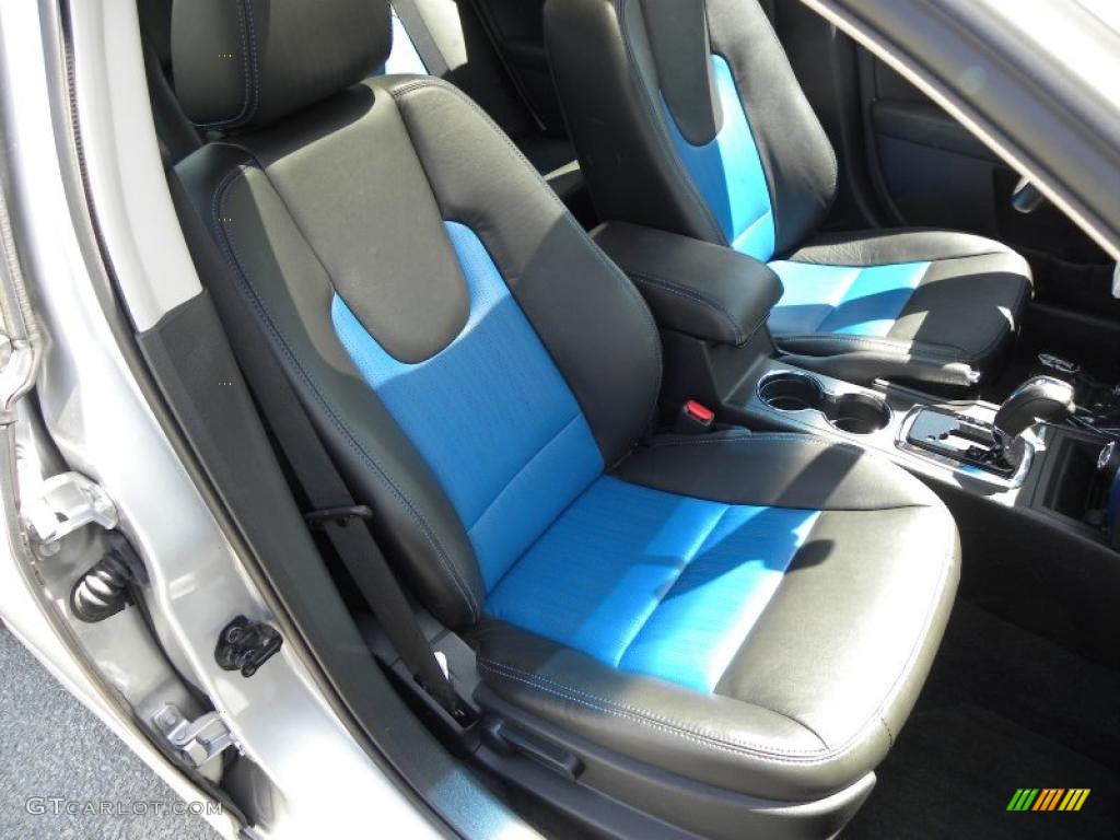 2010 Fusion Sport - Brilliant Silver Metallic / Charcoal Black/Sport Blue photo #9