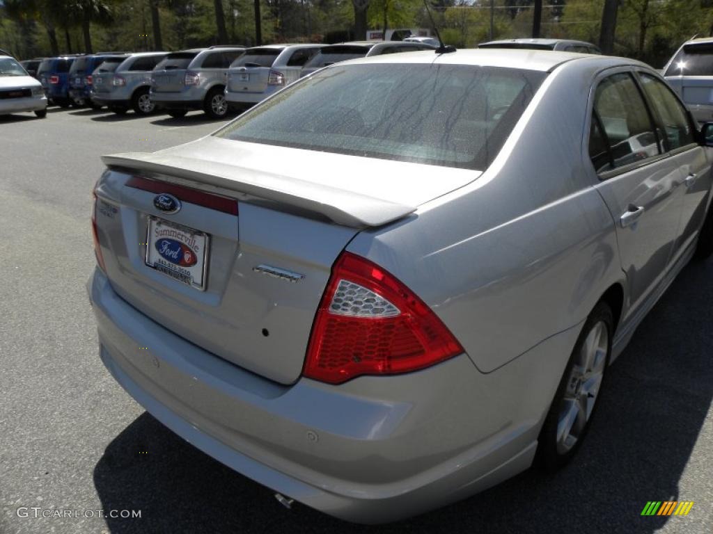 2010 Fusion Sport - Brilliant Silver Metallic / Charcoal Black/Sport Blue photo #14