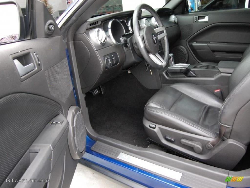 2007 Mustang V6 Premium Coupe - Vista Blue Metallic / Charcoal photo #16