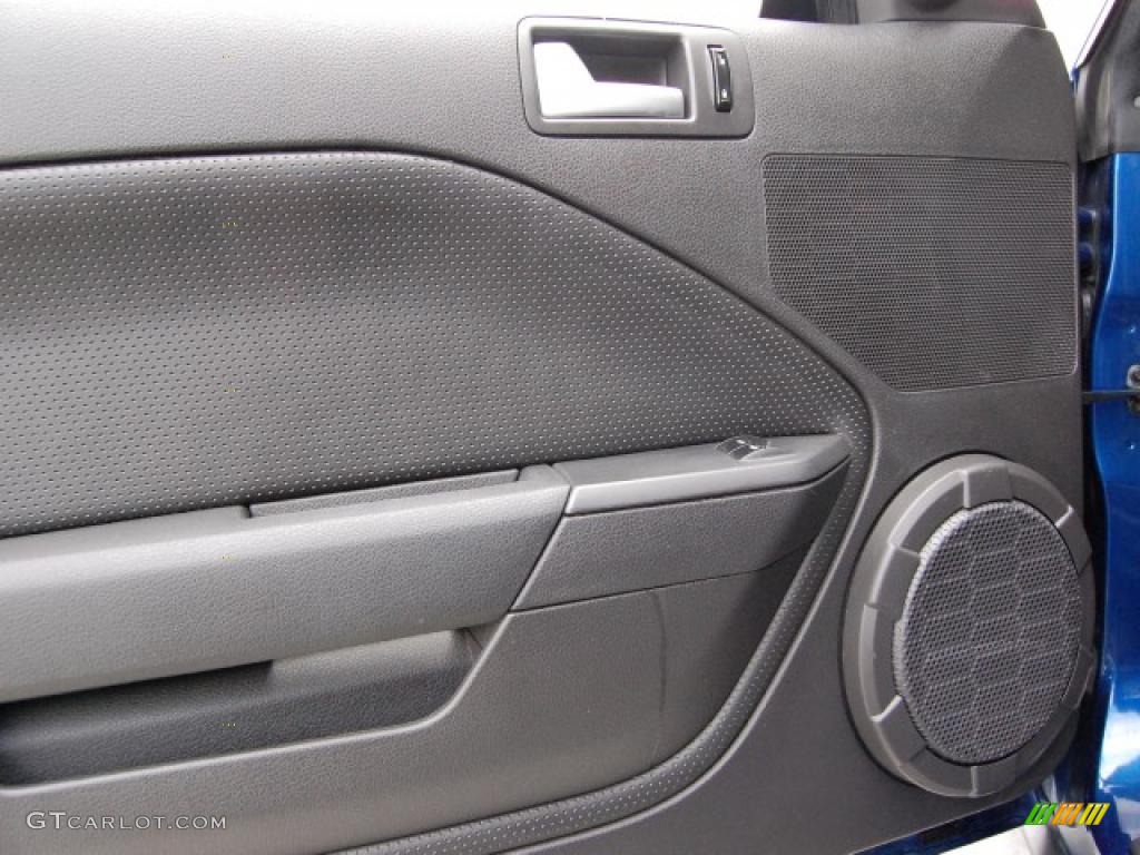 2007 Mustang V6 Premium Coupe - Vista Blue Metallic / Charcoal photo #17