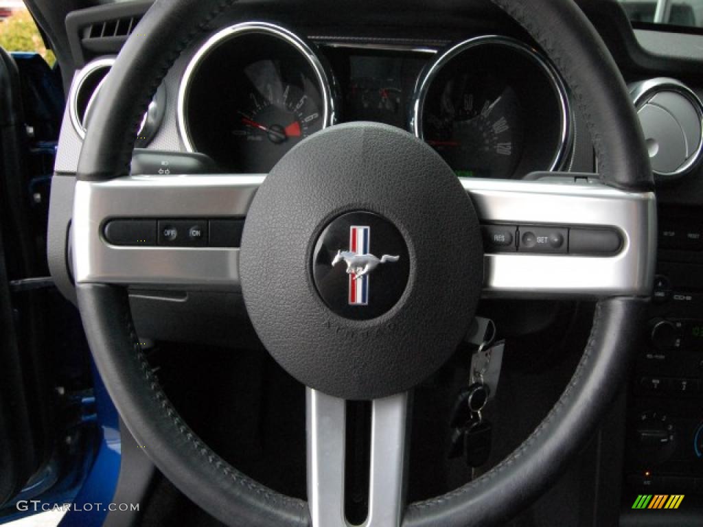 2007 Mustang V6 Premium Coupe - Vista Blue Metallic / Charcoal photo #20