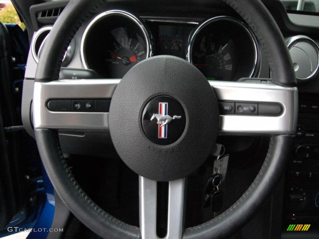 2007 Mustang V6 Premium Coupe - Vista Blue Metallic / Charcoal photo #20