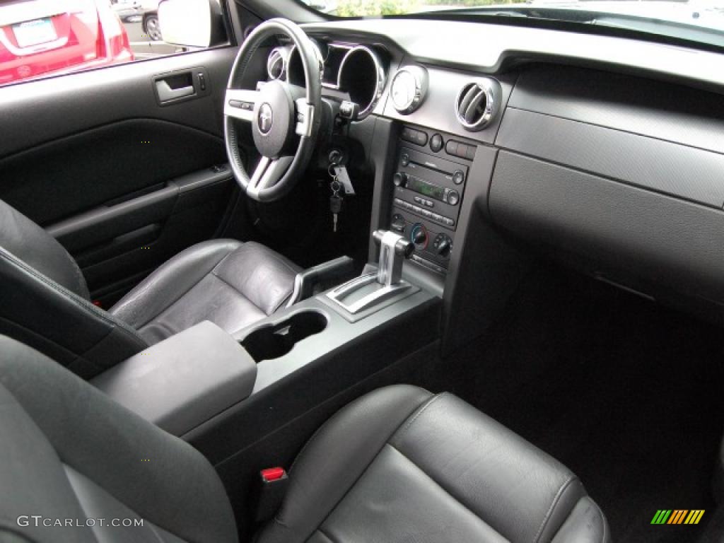 2007 Mustang V6 Premium Coupe - Vista Blue Metallic / Charcoal photo #23