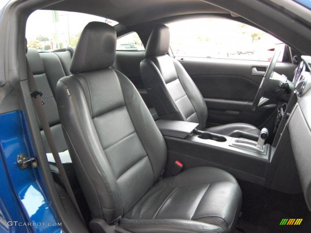 2007 Mustang V6 Premium Coupe - Vista Blue Metallic / Charcoal photo #26