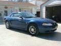 1999 Atlantic Blue Metallic Ford Mustang V6 Coupe  photo #1