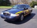 2004 Dark Blue Pearl Metallic Ford Crown Victoria Police Interceptor  photo #17