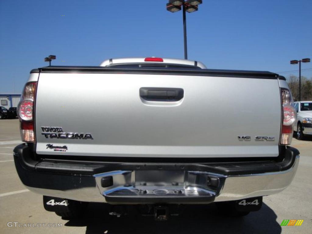 2009 Tacoma V6 TRD Double Cab 4x4 - Silver Streak Mica / Graphite Gray photo #4