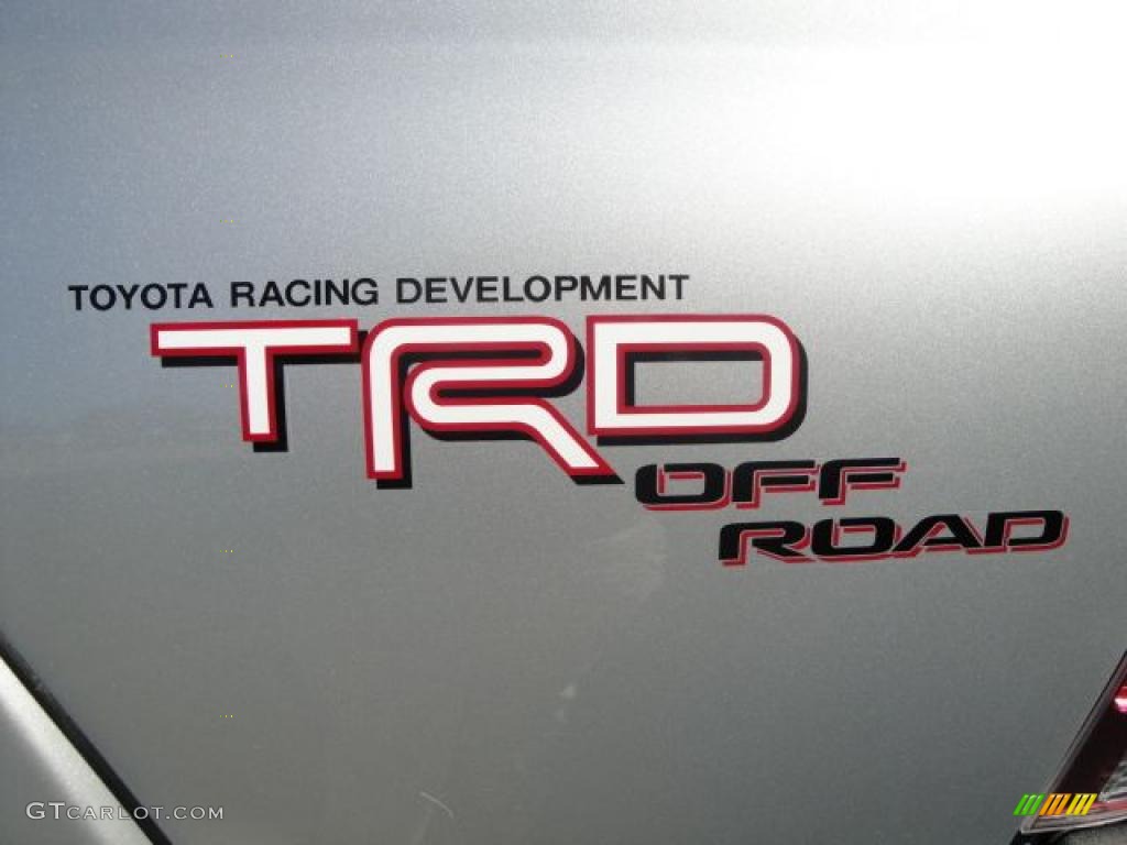 2009 Tacoma V6 TRD Double Cab 4x4 - Silver Streak Mica / Graphite Gray photo #30