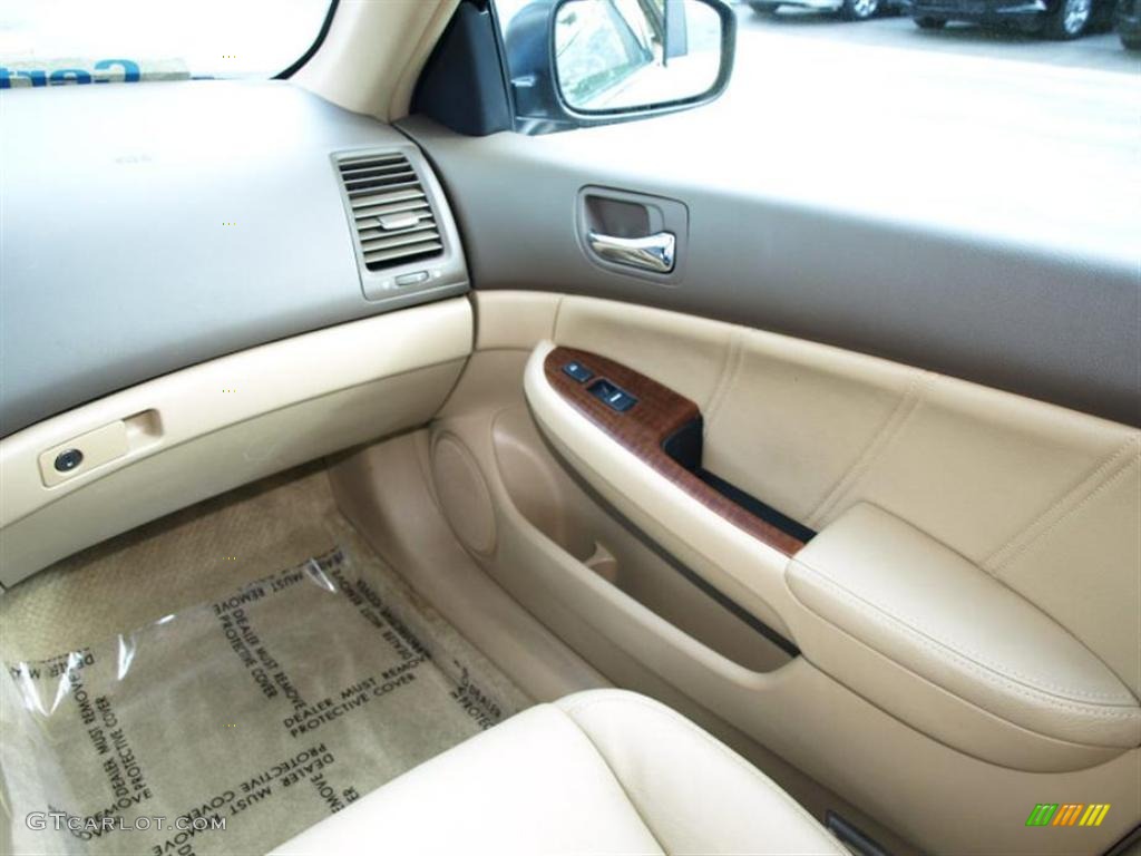 2007 Accord EX-L V6 Sedan - Desert Mist Metallic / Ivory photo #12