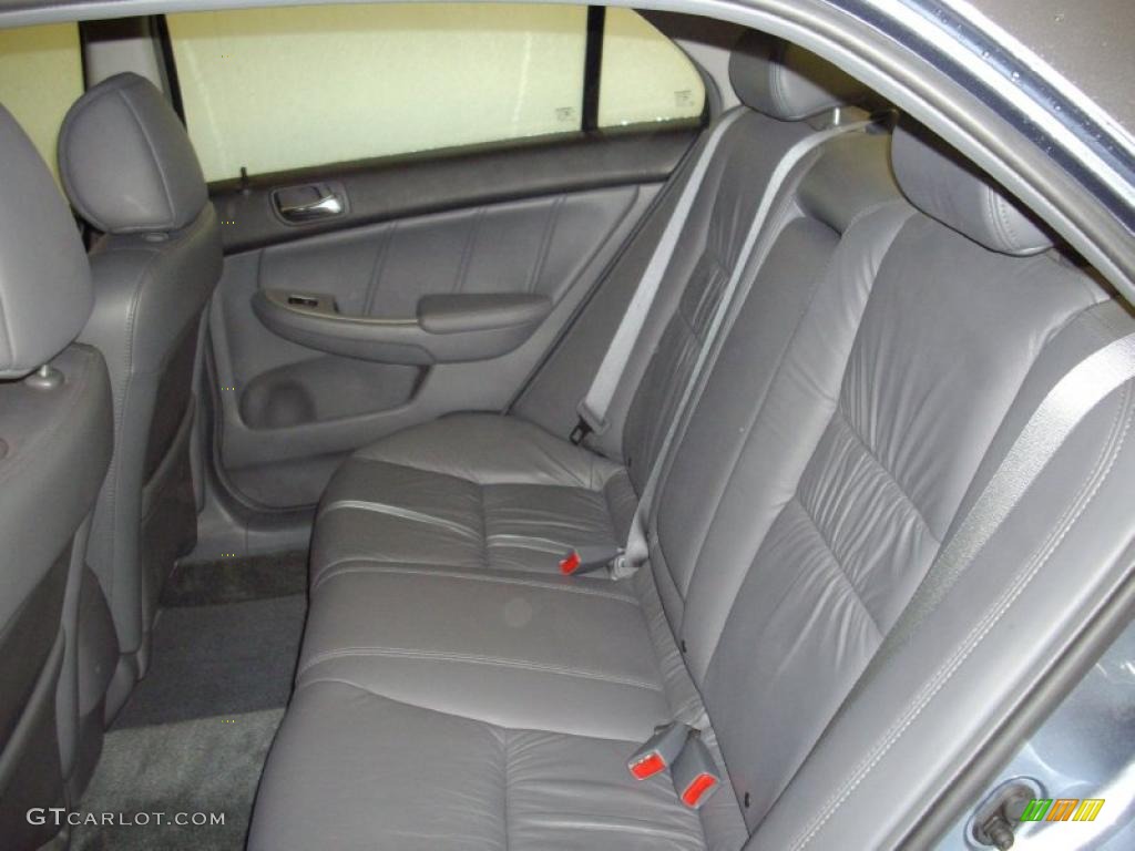 2007 Accord EX-L Sedan - Cool Blue Metallic / Gray photo #6