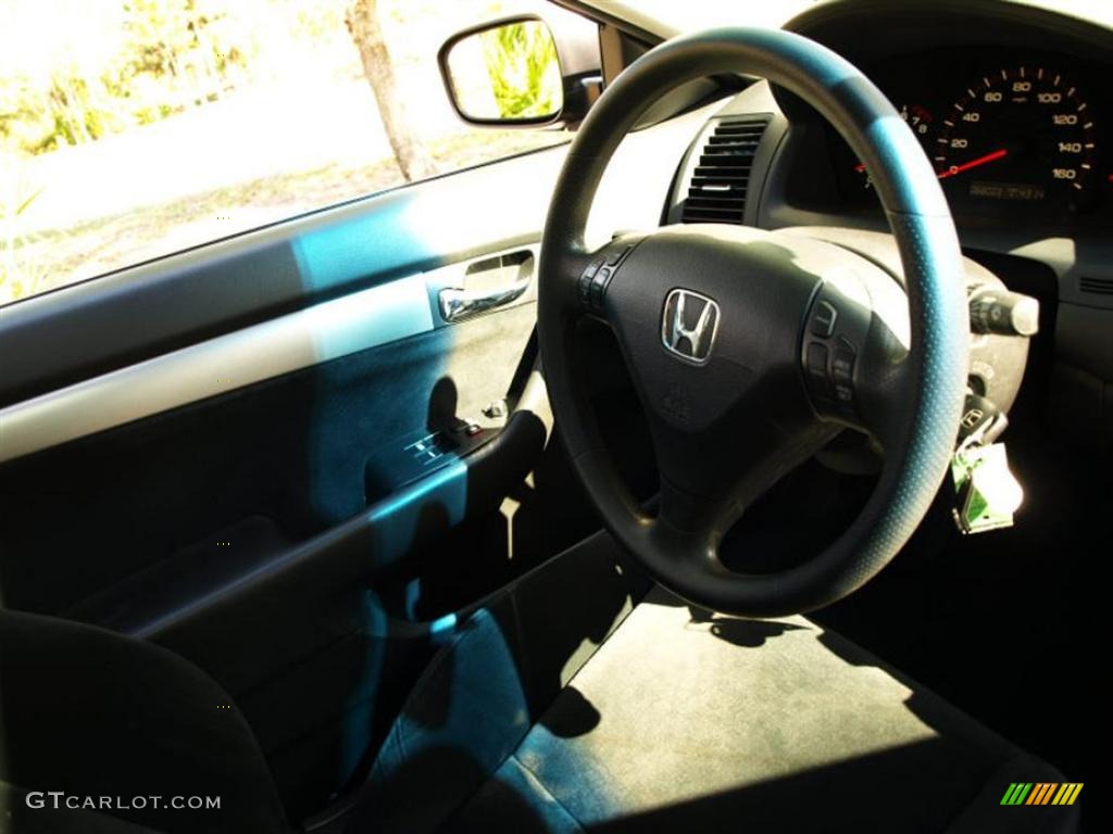 2006 Accord EX Coupe - Nighthawk Black Pearl / Black photo #10