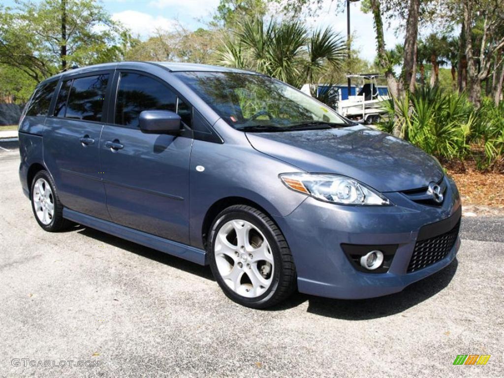 2008 MAZDA5 Touring - Galaxy Gray / Black photo #1