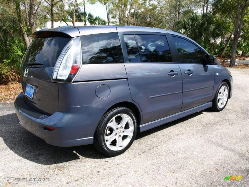 2008 MAZDA5 Touring - Galaxy Gray / Black photo #3