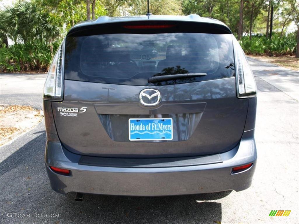 2008 MAZDA5 Touring - Galaxy Gray / Black photo #4