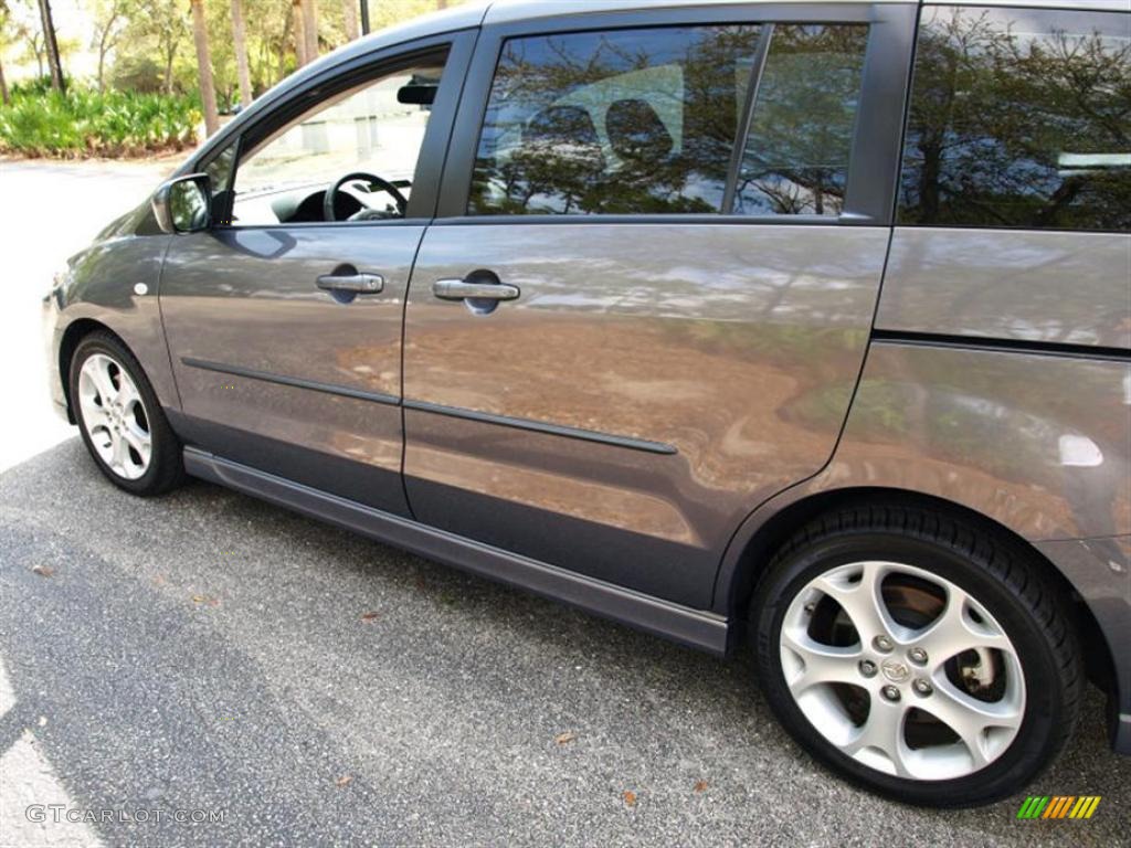 2008 MAZDA5 Touring - Galaxy Gray / Black photo #6
