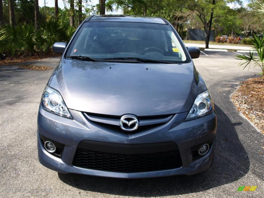 2008 MAZDA5 Touring - Galaxy Gray / Black photo #7