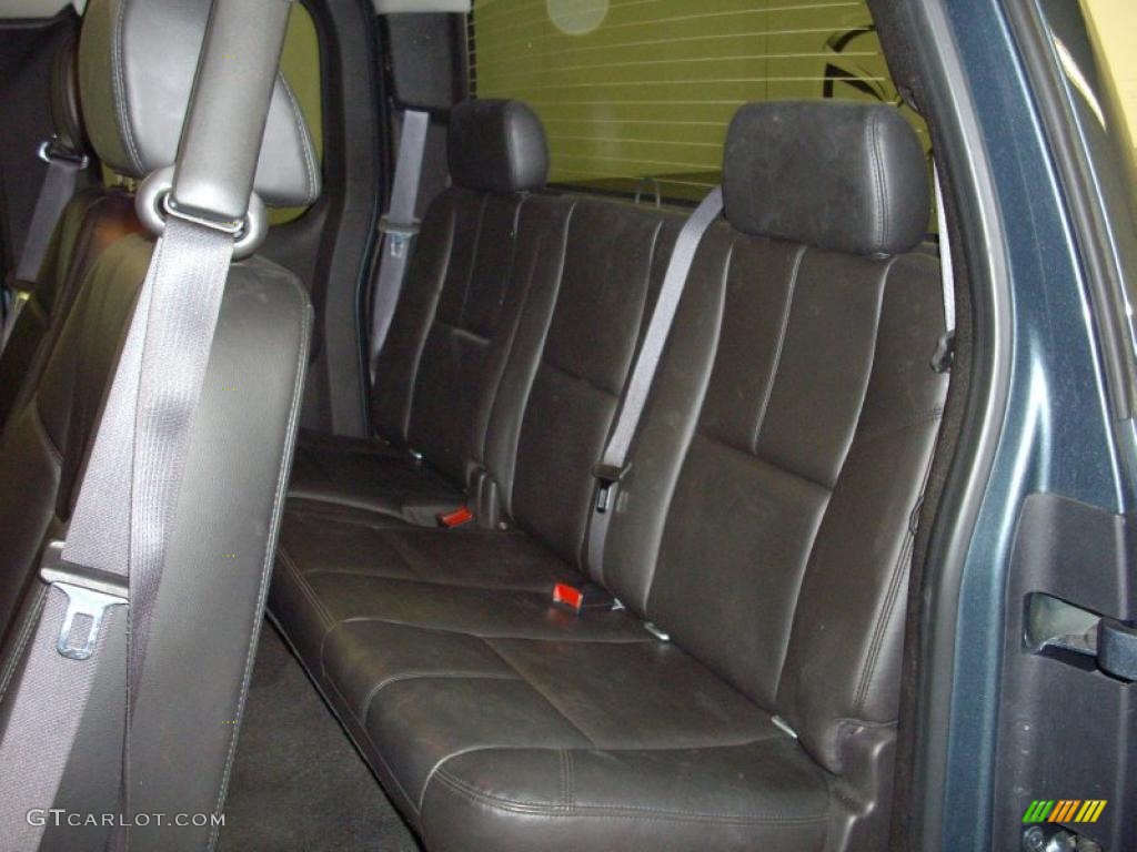2009 Silverado 1500 LTZ Extended Cab 4x4 - Blue Granite Metallic / Ebony photo #10