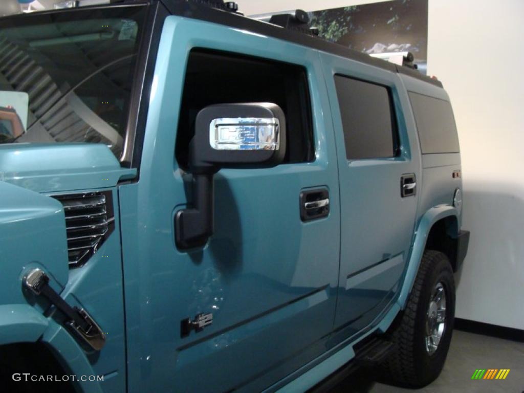 2007 H2 SUV - Glacier Blue Metallic / Ebony Black photo #7