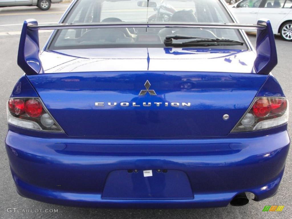 2006 Lancer Evolution IX - Electric Blue / Black Alcantara photo #5