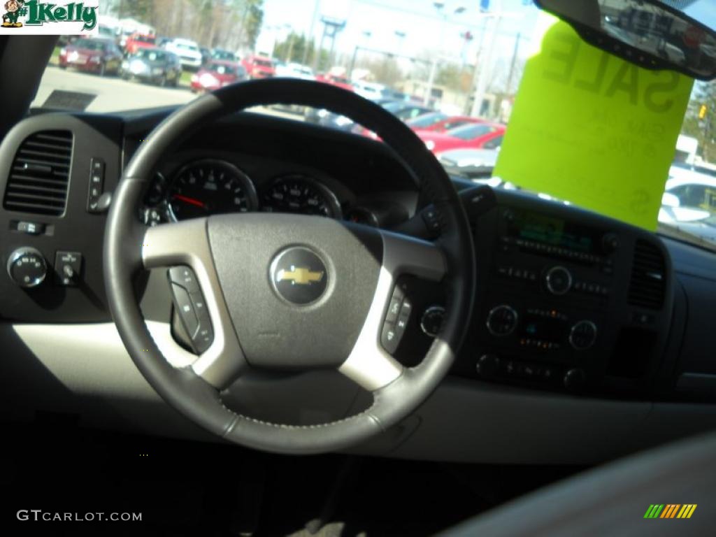 2009 Silverado 1500 LT Z71 Crew Cab 4x4 - Blue Granite Metallic / Light Titanium photo #12