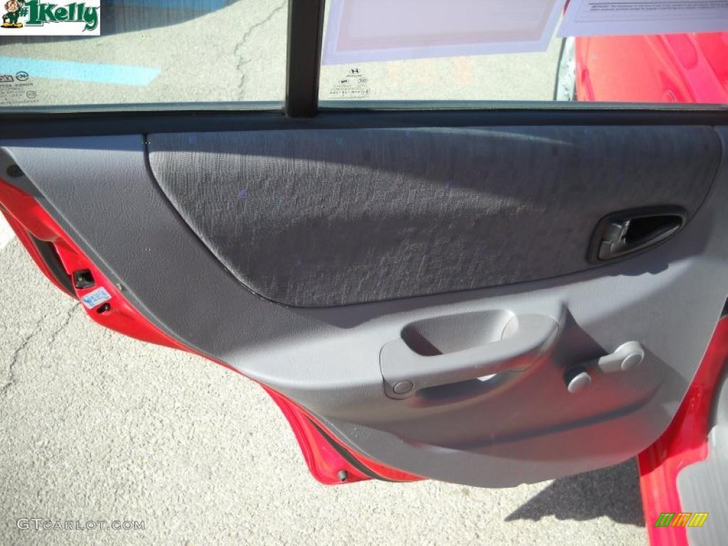2005 Accent GLS Sedan - Retro Red / Gray photo #11