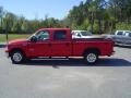 2006 Red Clearcoat Ford F250 Super Duty XLT Crew Cab  photo #8