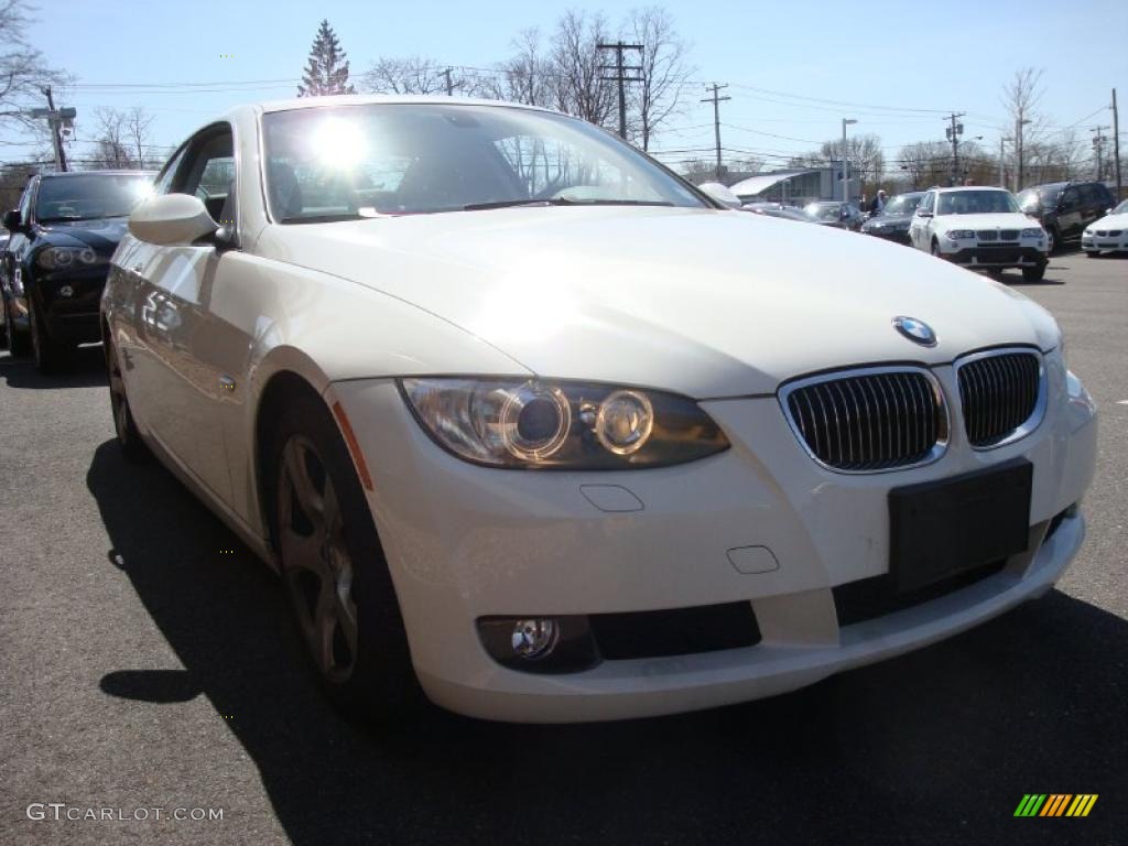 2008 3 Series 328i Coupe - Alpine White / Black photo #6