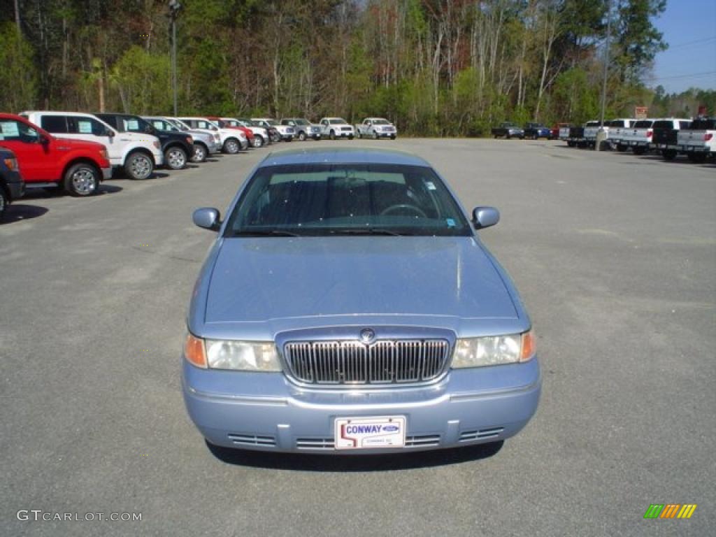 2001 Grand Marquis LS - Light Blue Metallic / Light Graphite photo #2