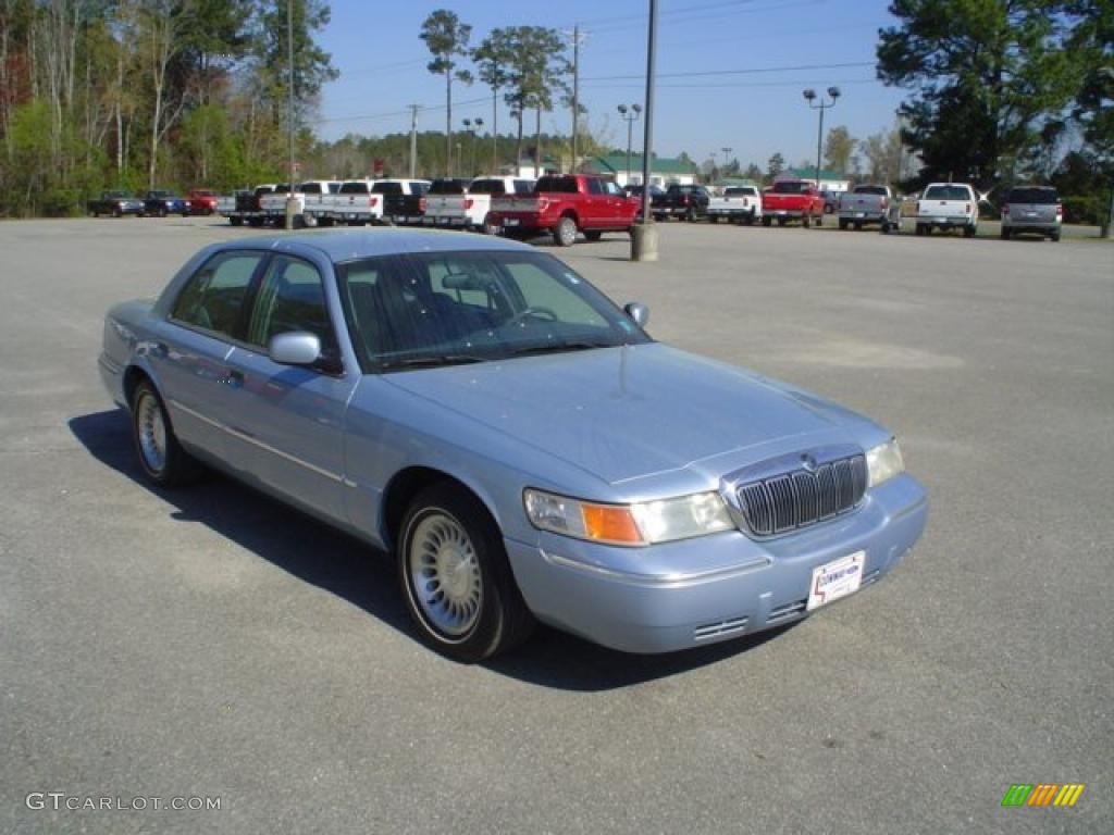 2001 Grand Marquis LS - Light Blue Metallic / Light Graphite photo #3