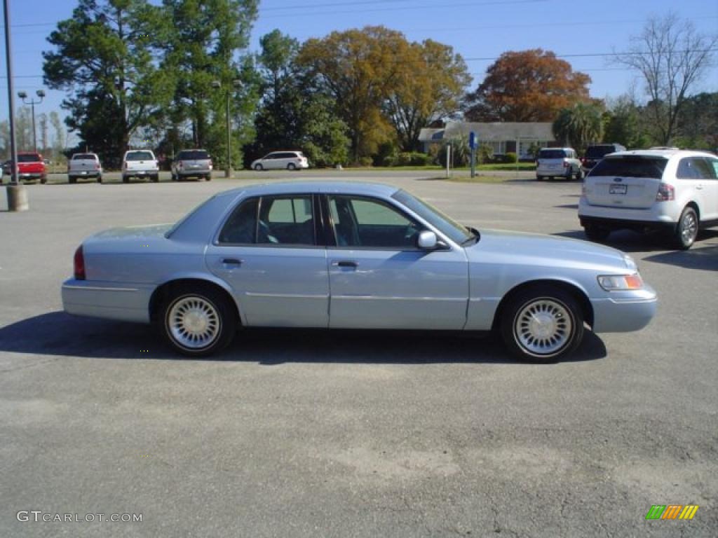 2001 Grand Marquis LS - Light Blue Metallic / Light Graphite photo #4