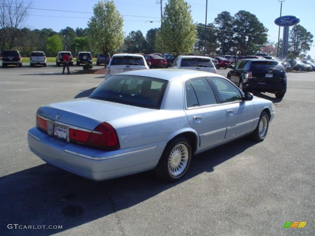 2001 Grand Marquis LS - Light Blue Metallic / Light Graphite photo #5