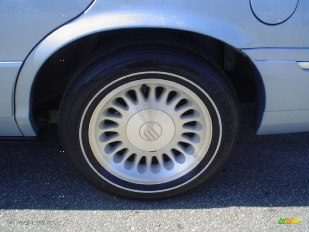 2001 Grand Marquis LS - Light Blue Metallic / Light Graphite photo #9