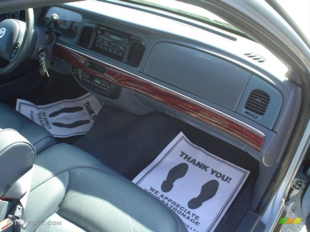 2001 Grand Marquis LS - Light Blue Metallic / Light Graphite photo #17