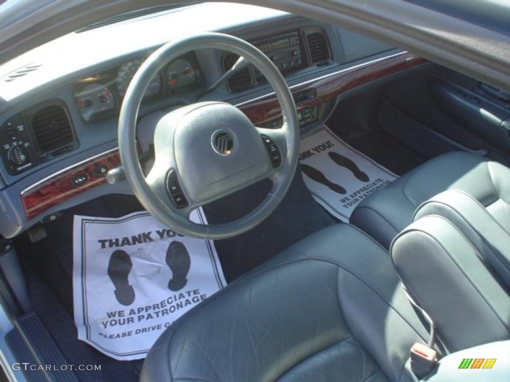 2001 Grand Marquis LS - Light Blue Metallic / Light Graphite photo #20