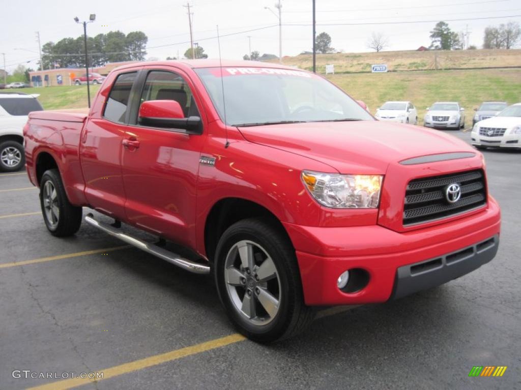 2009 Tundra TRD Sport Double Cab - Radiant Red / Black photo #2