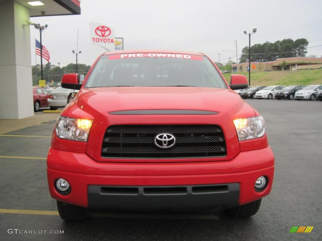 2009 Tundra TRD Sport Double Cab - Radiant Red / Black photo #5