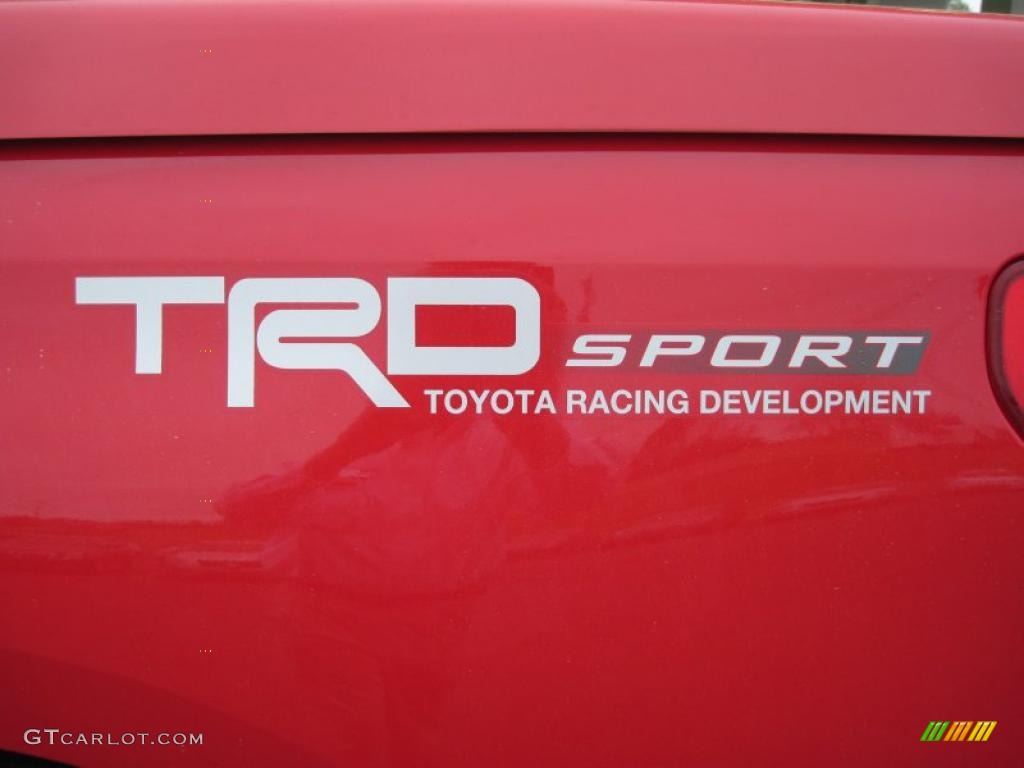 2009 Tundra TRD Sport Double Cab - Radiant Red / Black photo #13