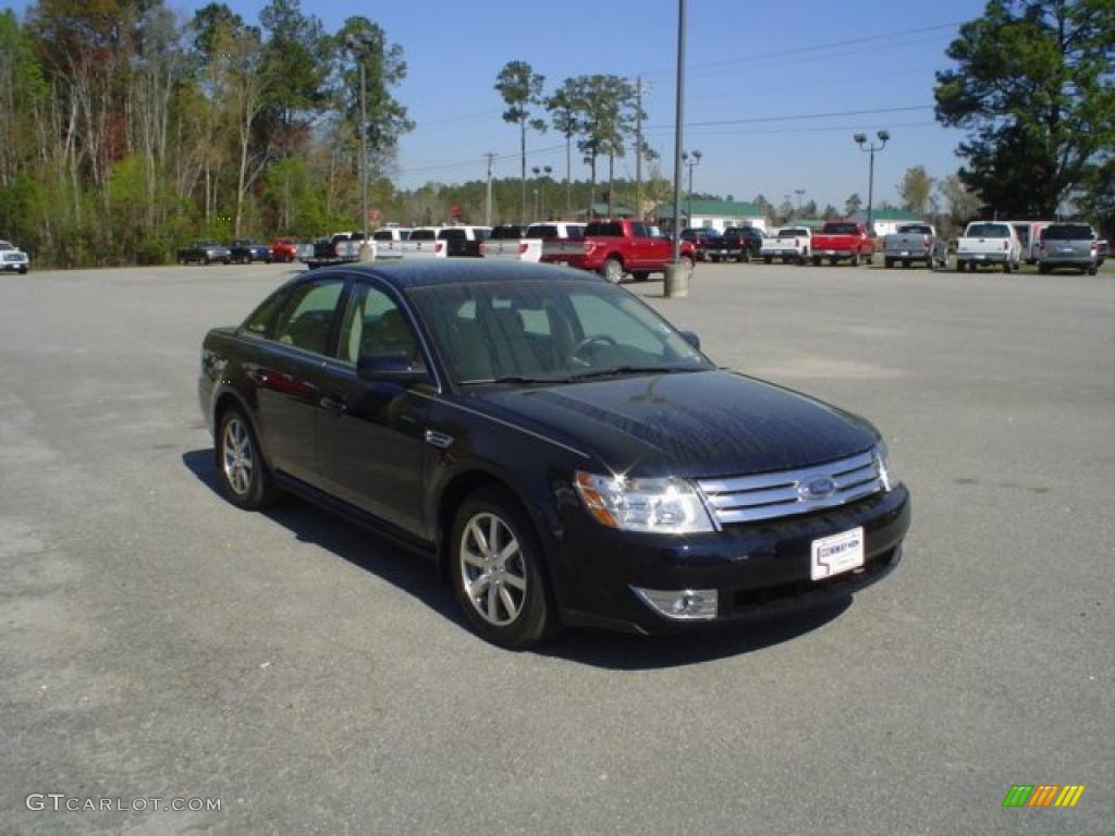 2008 Taurus SEL - Dark Ink Blue Metallic / Medium Light Stone photo #3