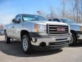 2010 Pure Silver Metallic GMC Sierra 1500 Regular Cab  photo #3