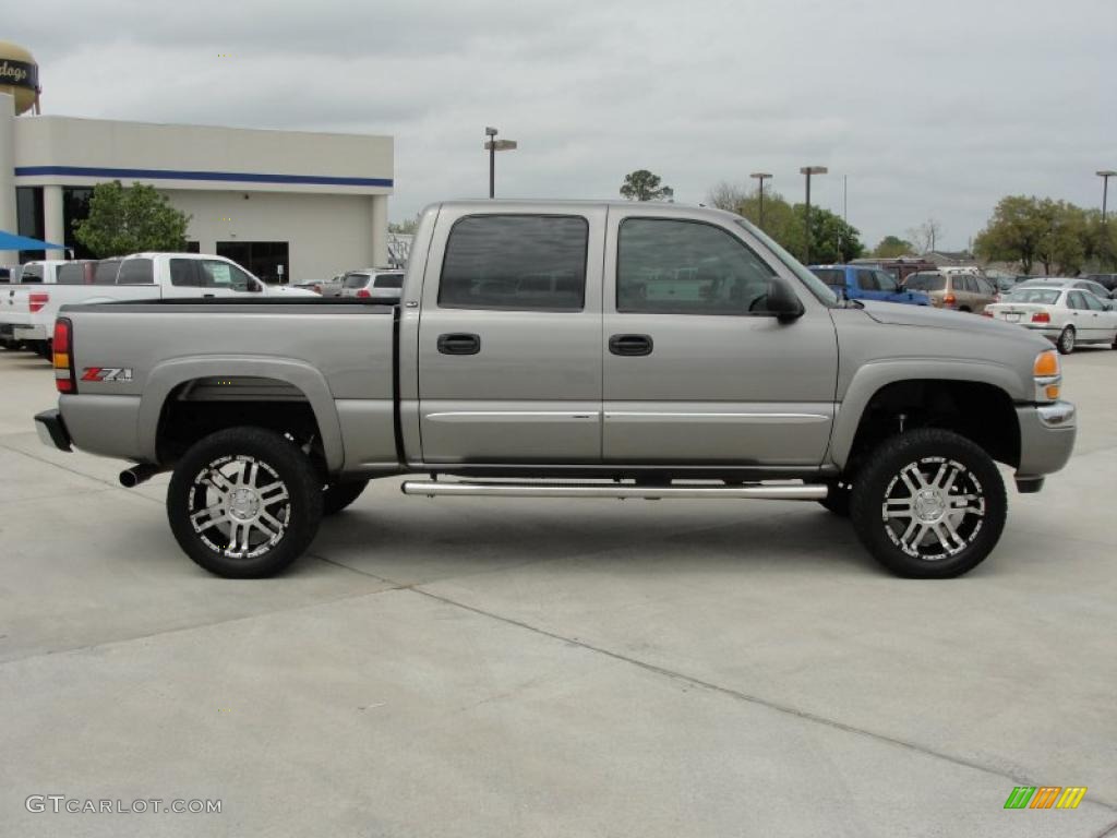 2006 Sierra 1500 SLT Z71 Crew Cab 4x4 - Steel Gray Metallic / Pewter photo #2