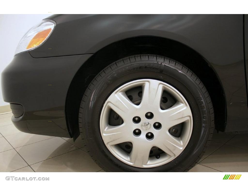 2007 Corolla LE - Black Sand Pearl / Stone photo #25