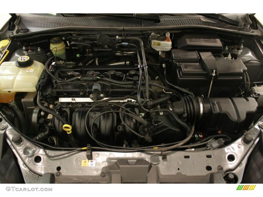 2006 Focus ZX4 SE Sedan - Liquid Grey Metallic / Dark Flint/Light Flint photo #19