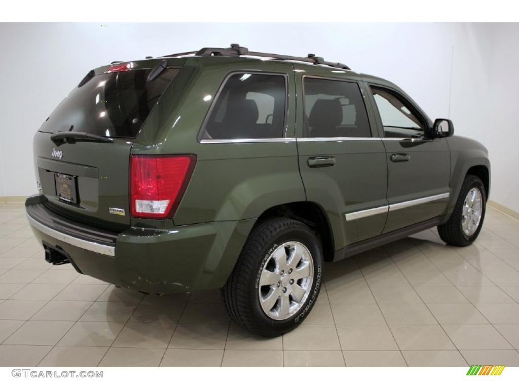 2008 Grand Cherokee Limited 4x4 - Jeep Green Metallic / Dark Khaki/Light Graystone photo #7