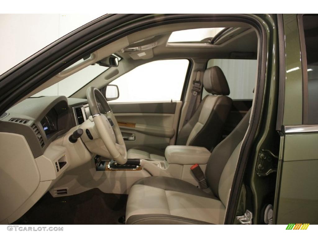 2008 Grand Cherokee Limited 4x4 - Jeep Green Metallic / Dark Khaki/Light Graystone photo #9