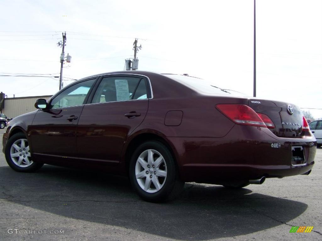 2009 Avalon XL - Cassis Red Pearl / Light Gray photo #4