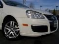 2007 Campanella White Volkswagen Jetta Wolfsburg Edition Sedan  photo #2