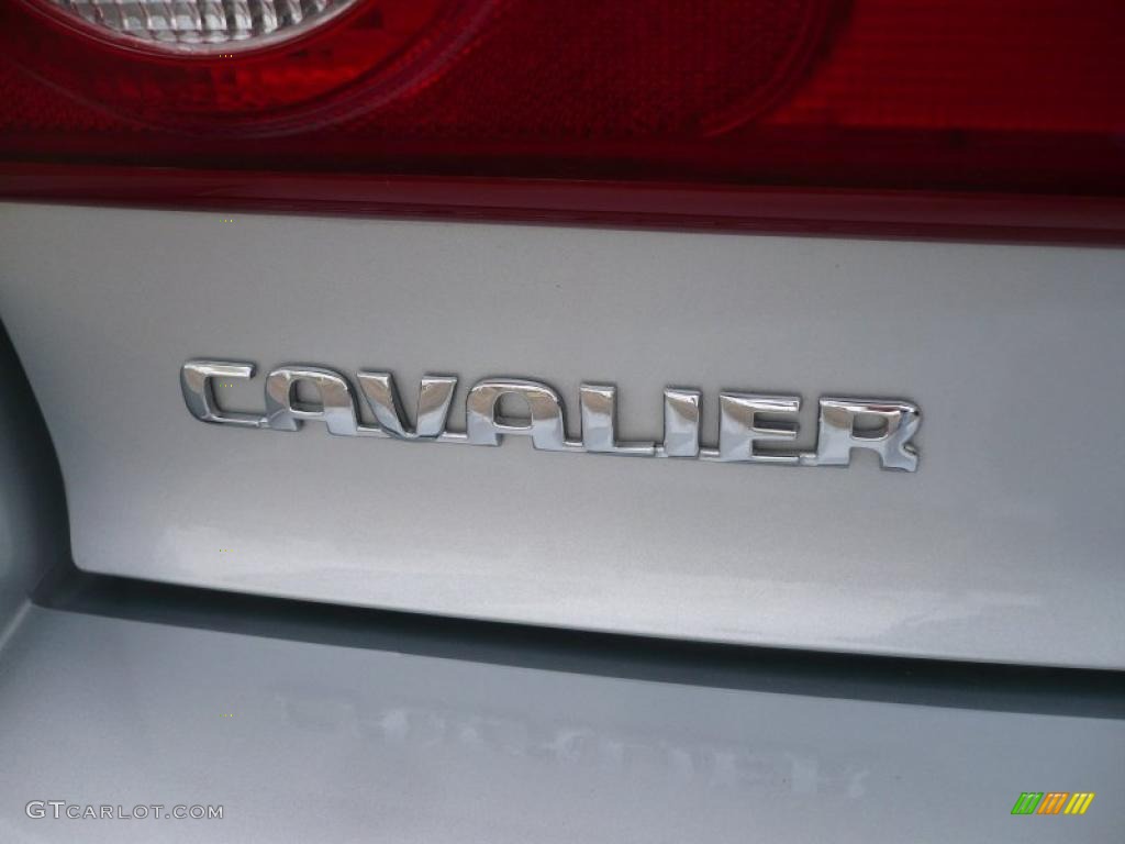 2003 Cavalier Coupe - Ultra Silver Metallic / Graphite Gray photo #10