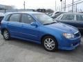 2006 Spark Blue Kia Spectra Spectra5 Hatchback  photo #2