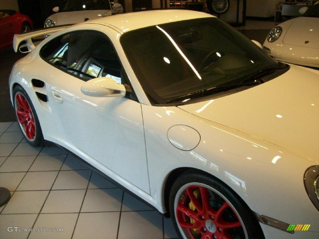 2008 911 GT2 - Carrara White / Black photo #8