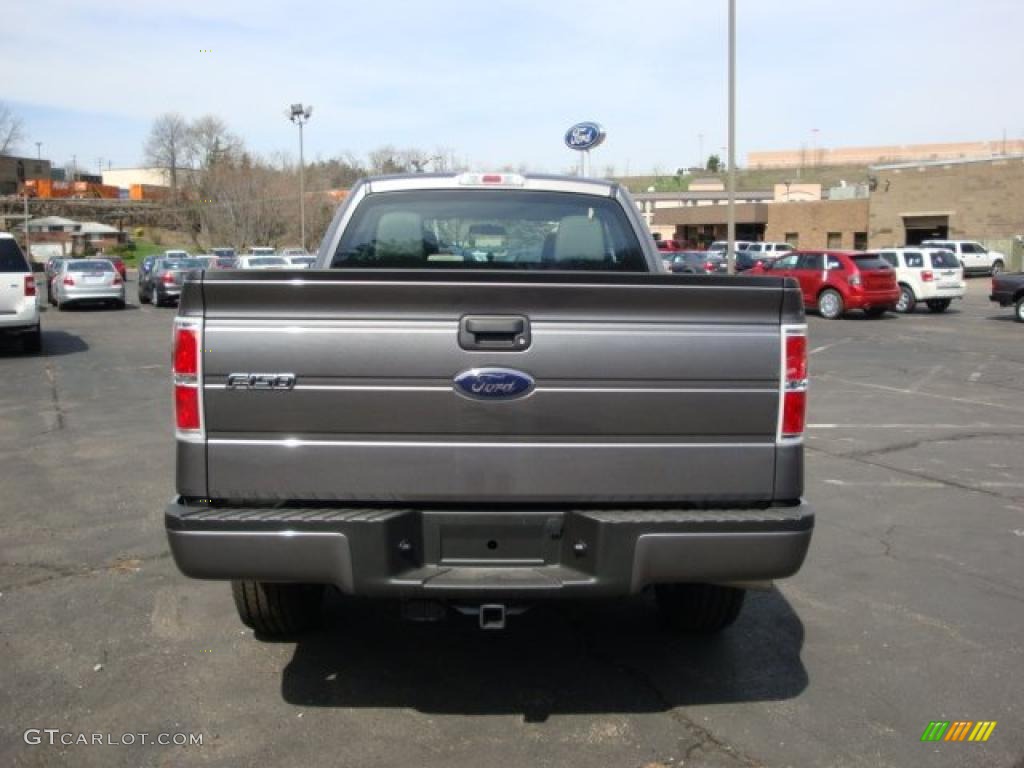 2010 F150 STX SuperCab 4x4 - Sterling Grey Metallic / Medium Stone photo #4